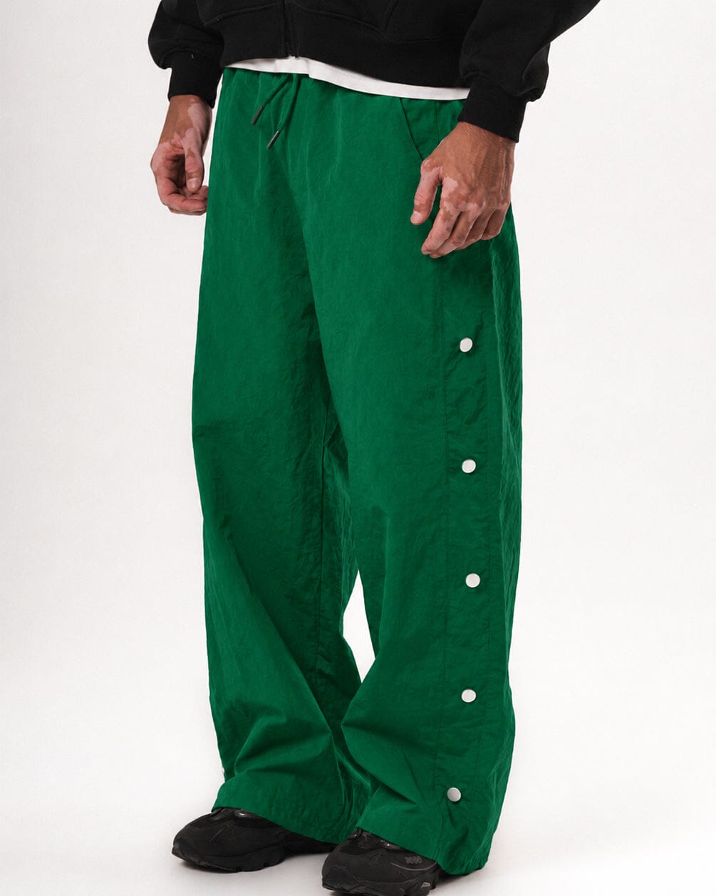 Male Dark Green Track Pants