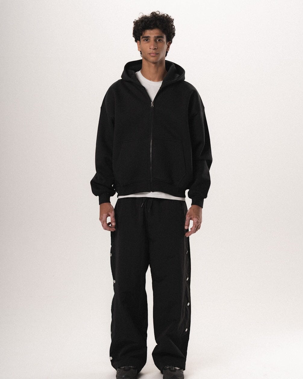 Male Black Track Pants