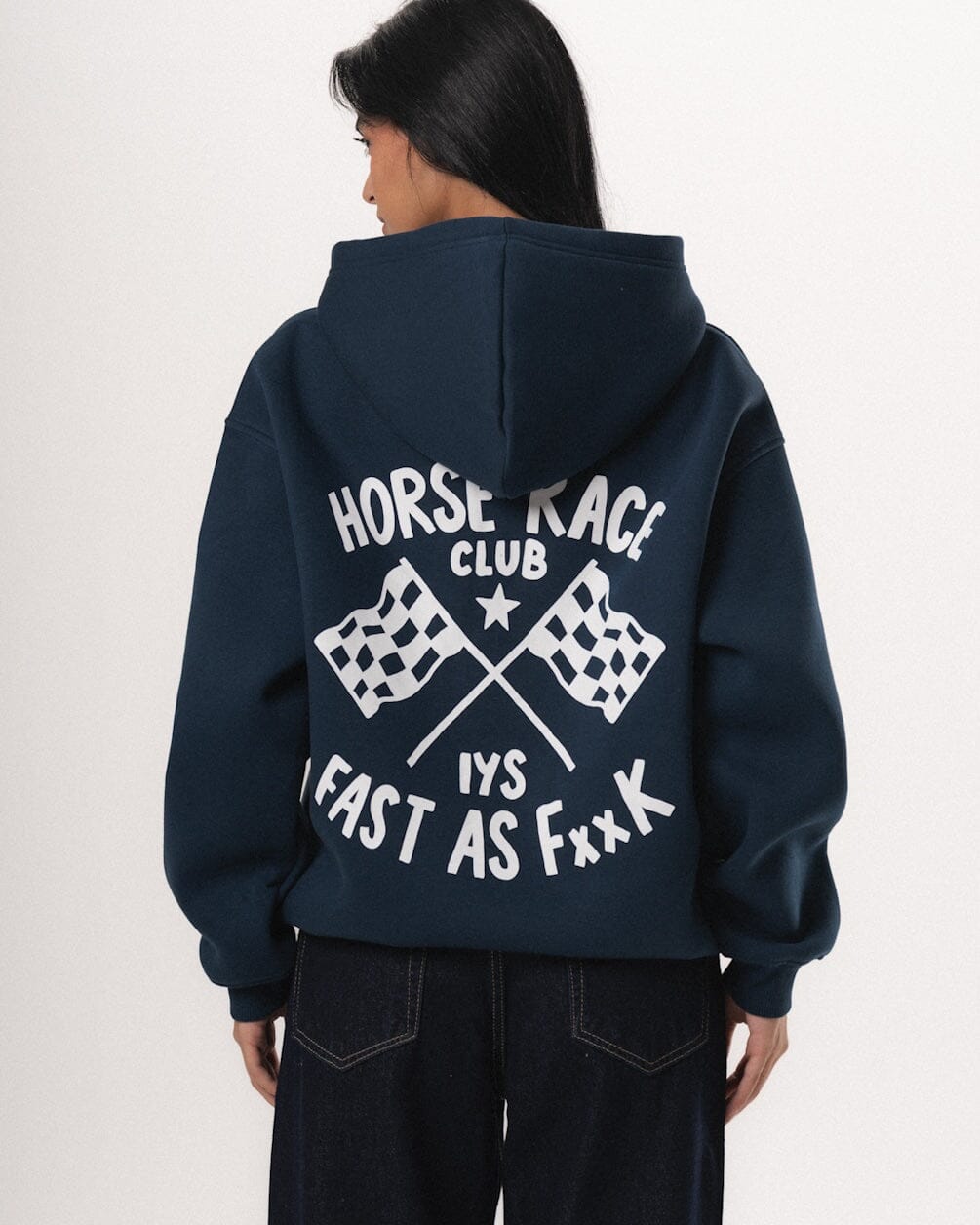 Horse Race Club Oversized Hoodie