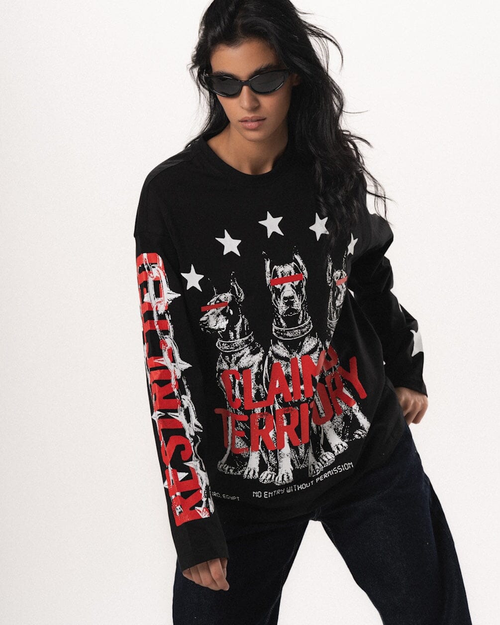 Claimed Territory Oversized Long Sleeves