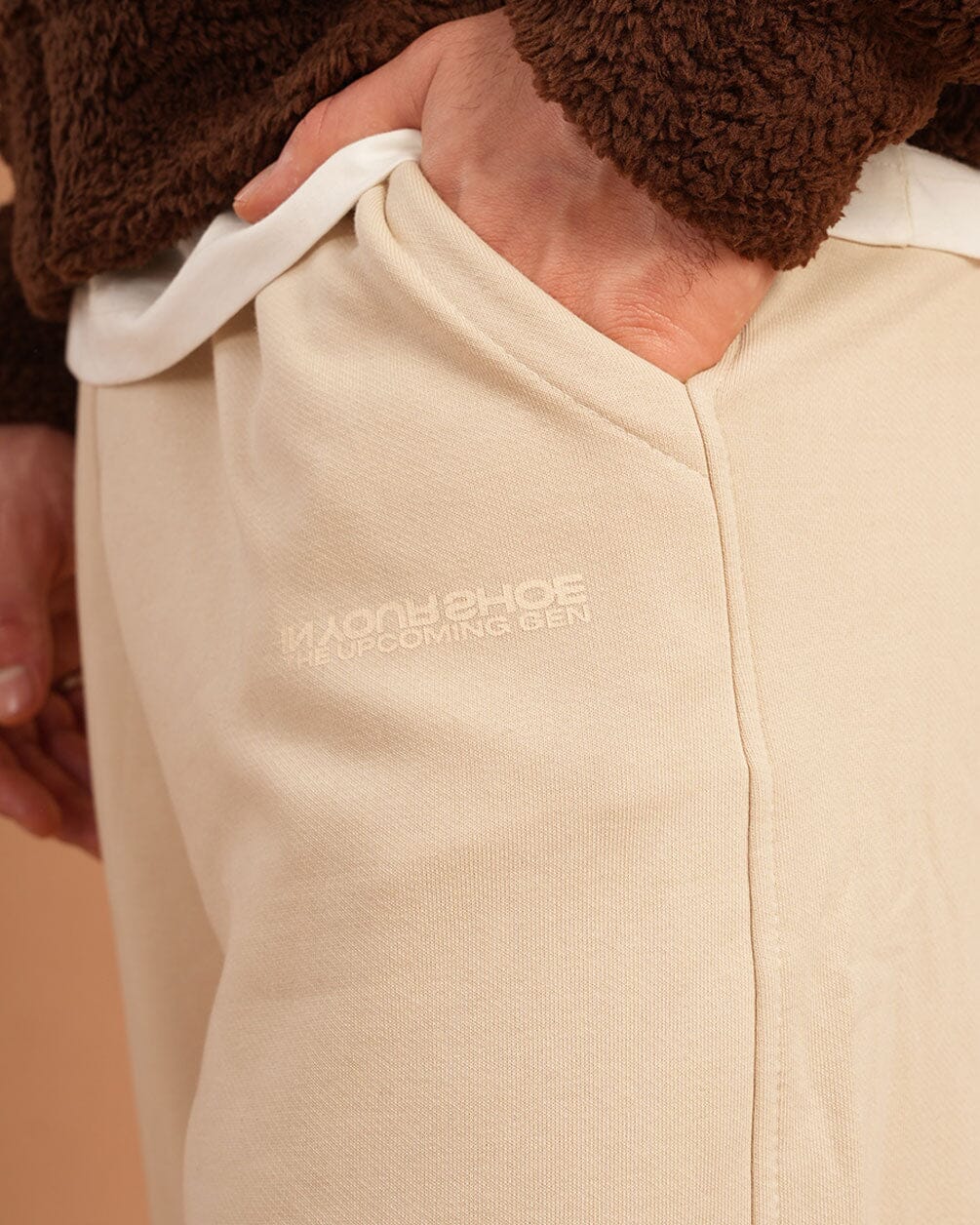 Beige Sweatpants