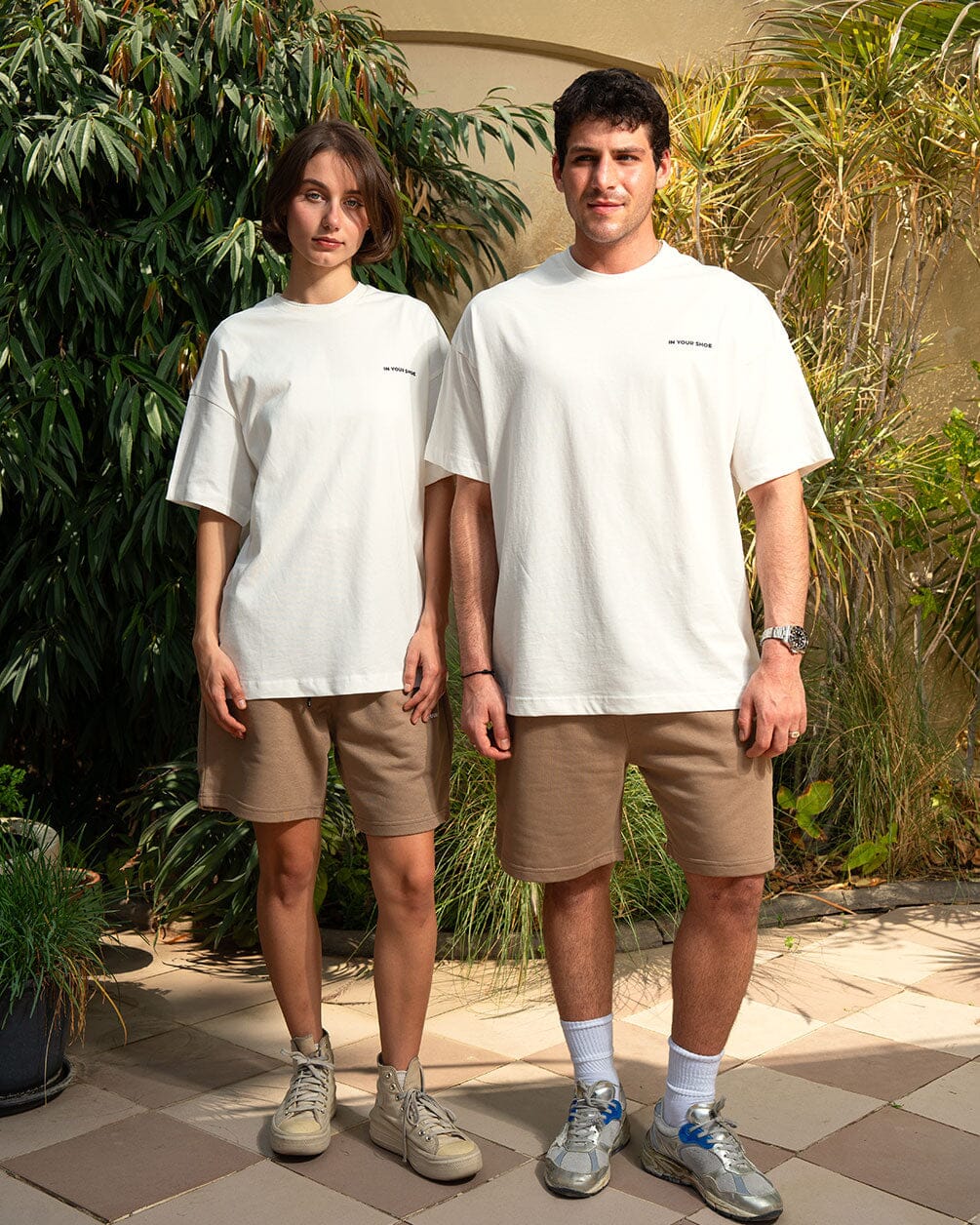 White Basic Oversized Tee