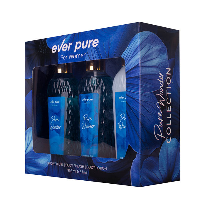 Ever Pure Pure Wonder Set For Women Shower Gel 236ml + Body Splash 236ml + Body Lotion 236ml